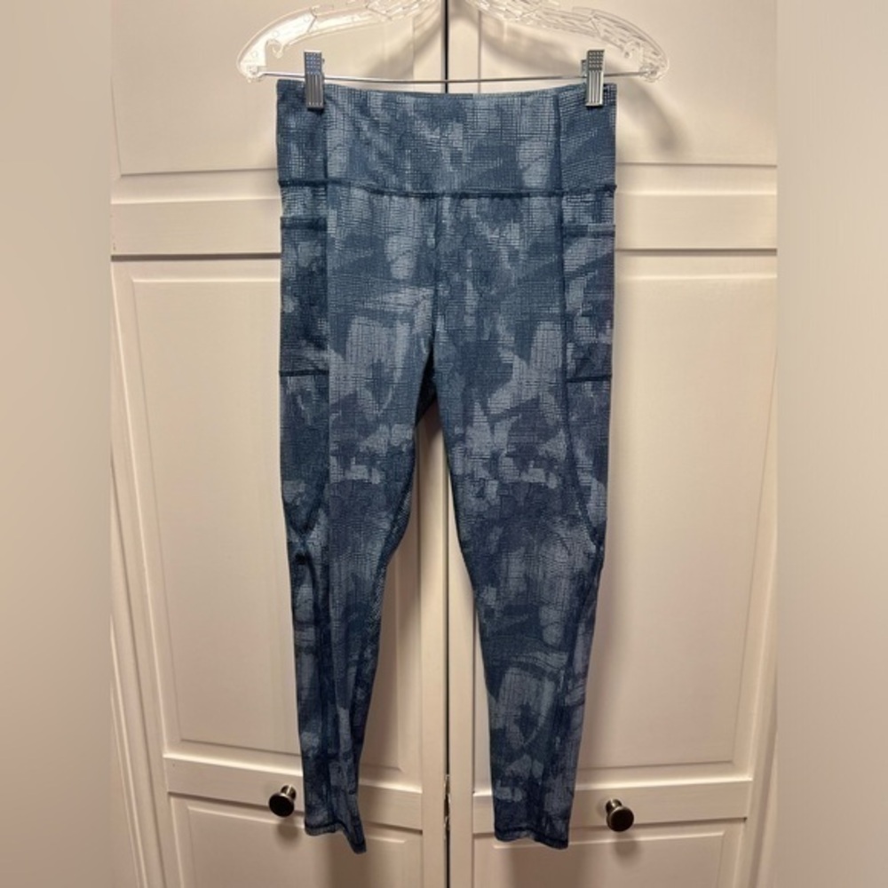 X By Gottex Blue And White Leggings Size Women’s Medium